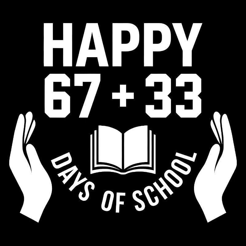 Joyeux design de célébration des 100 jours scolaires