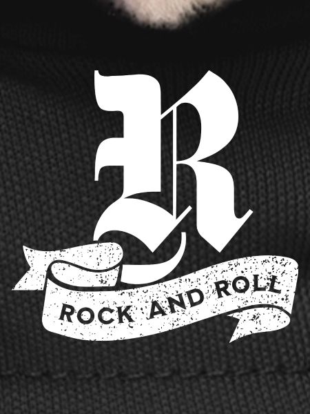 Rock and Roll Emblem Crest