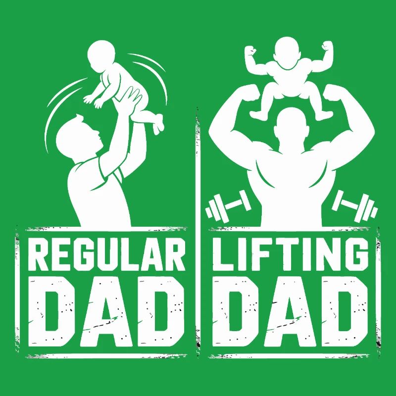 Dadkraft Double Image : Normal vs Kraftdad