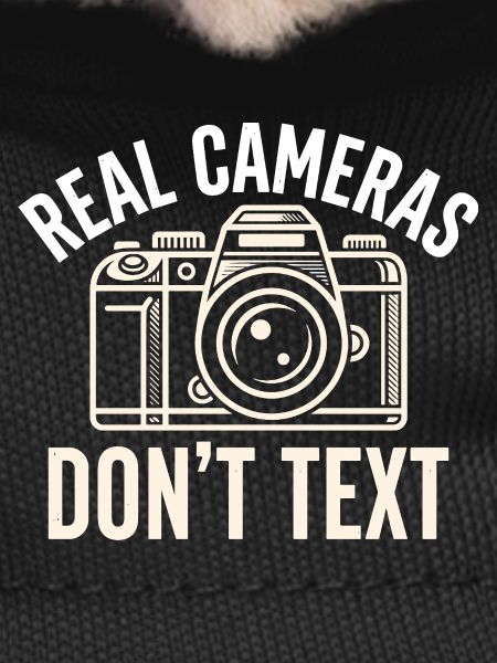 Real Cameras Don't Text Statement