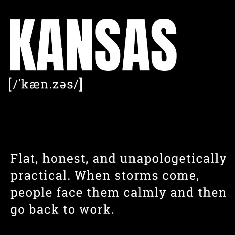 Kansas Resilience in Bold Typography