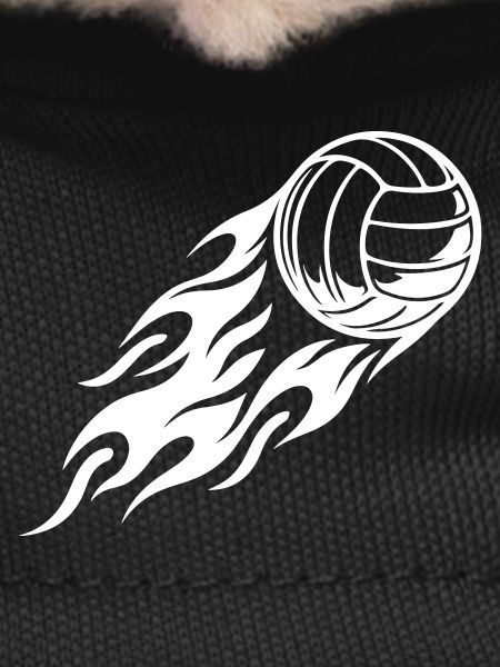 Volleyball Ball Fire Flame