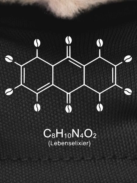 Caffeine Molecule Art Print