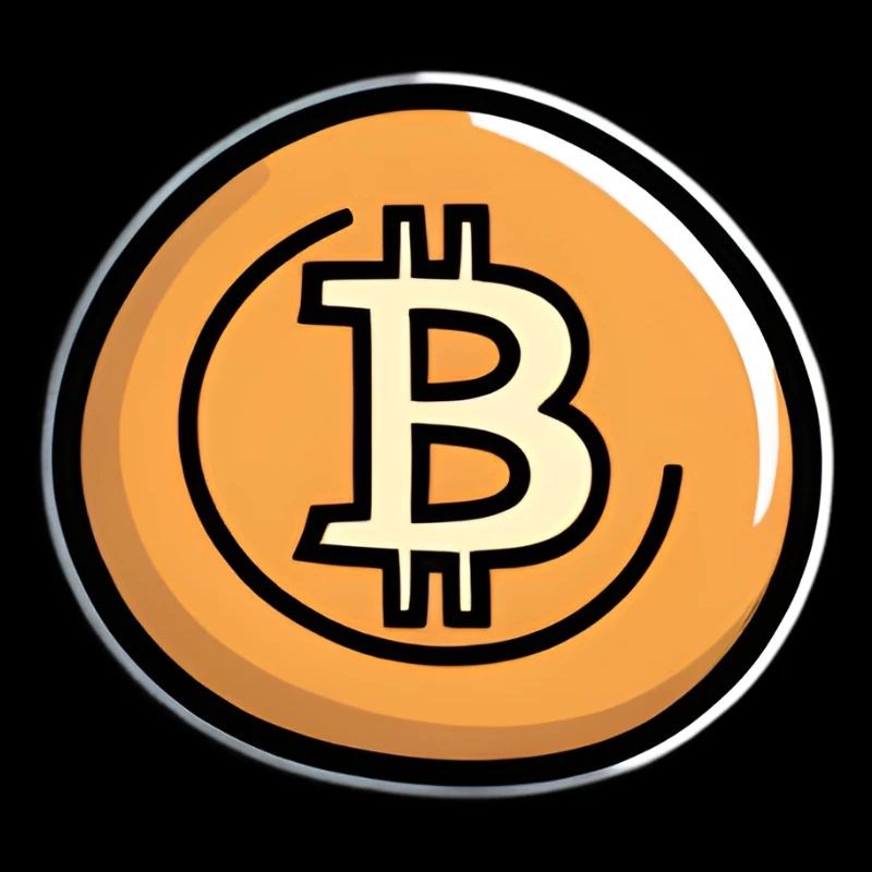 Bitcoin Coin Art Emblem