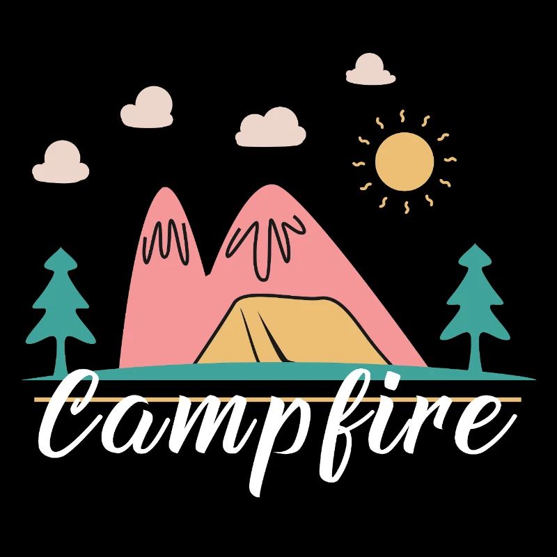 Campfire Nights Outdoor-Campingshirt