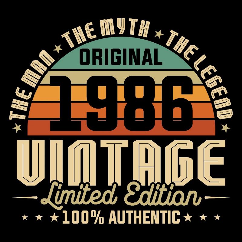 1986 Original Vintage Birthday Gift