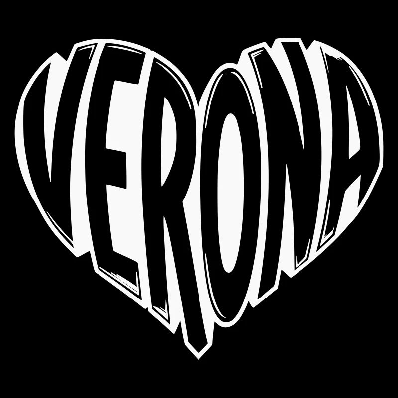 Verona Heart Typography