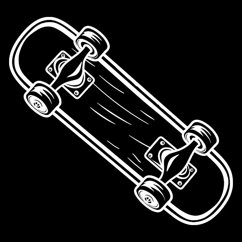 Skateboard Cartoon Look
