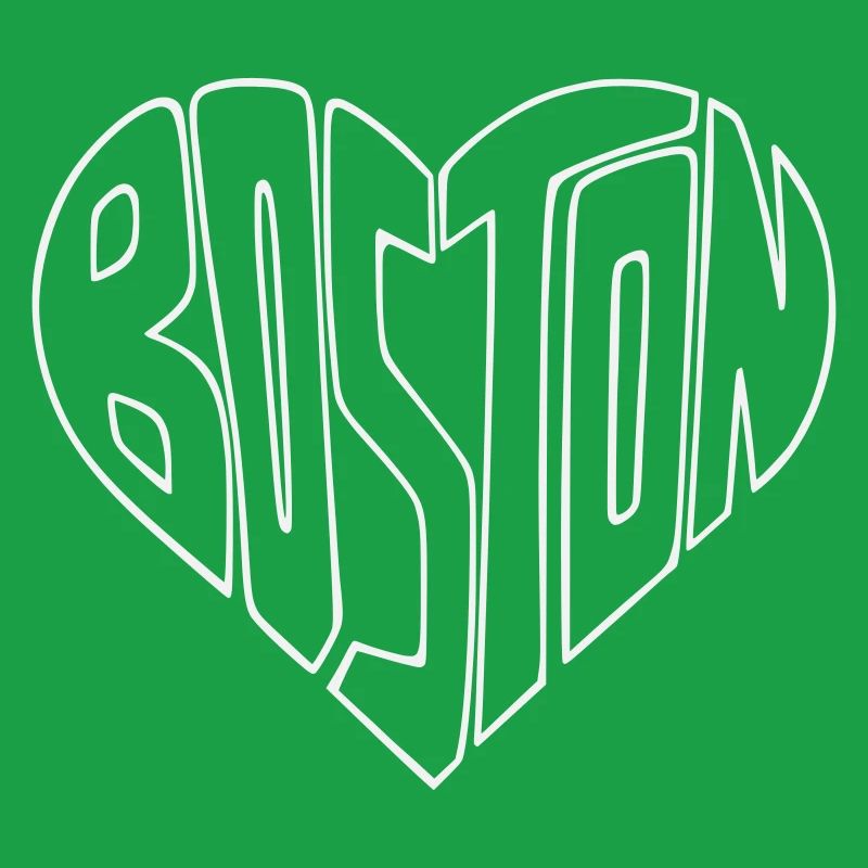 Boston Heart Typer Design