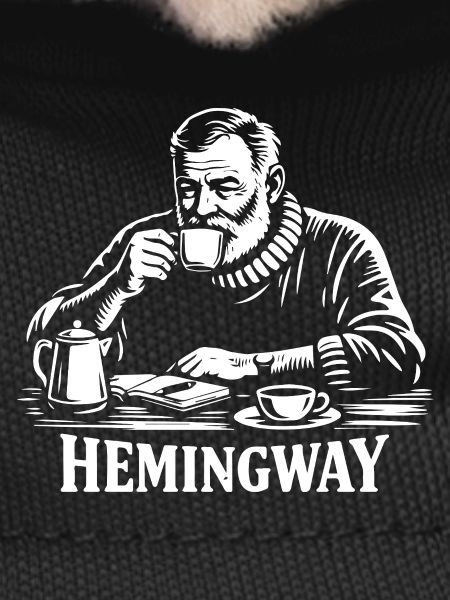 Hemingway Coffee Silhouette