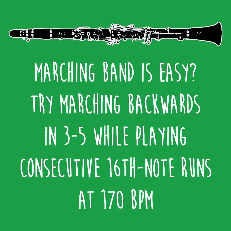 Backward Cadence Marching Tee