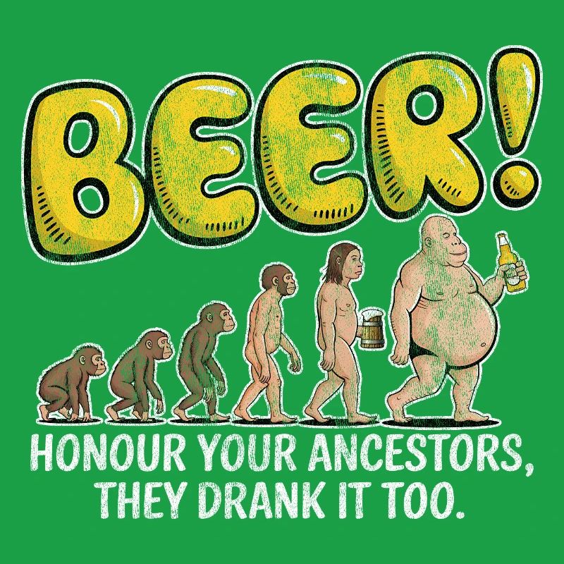 Evolution Beer Lustiges Witziges Bier