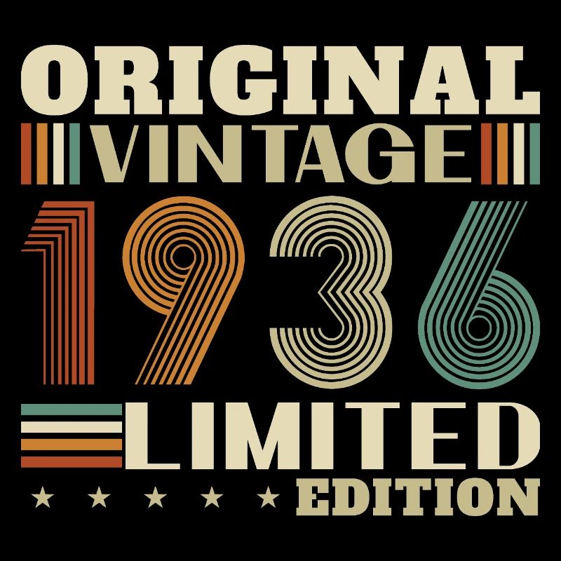 1936 Vintage Retro Birthday Gift