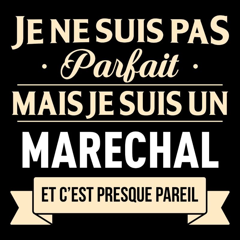 Je Ne Suis Pas Parfait Mais Je Suis Un Marechal...