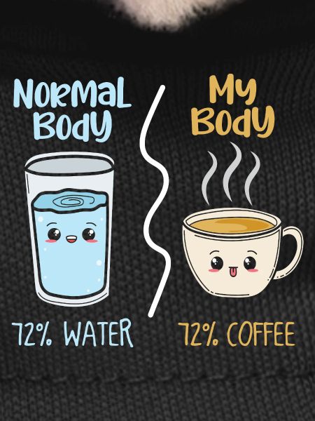 Café vs eau 72 %