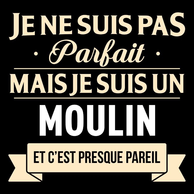 Je Ne Suis Pas Parfait Mais Je Suis Un Moulin E...