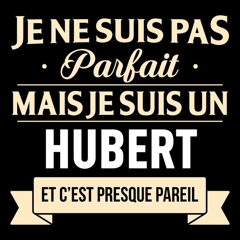 Je Ne Suis Pas Parfait Mais Je Suis Un Hubert E...