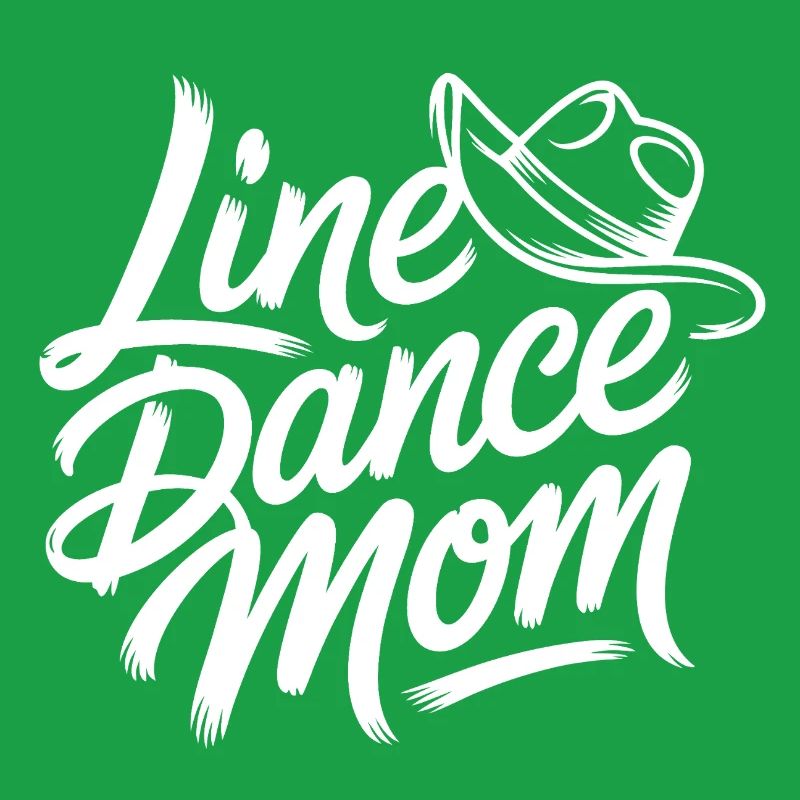 Line Dance Mom Lettering