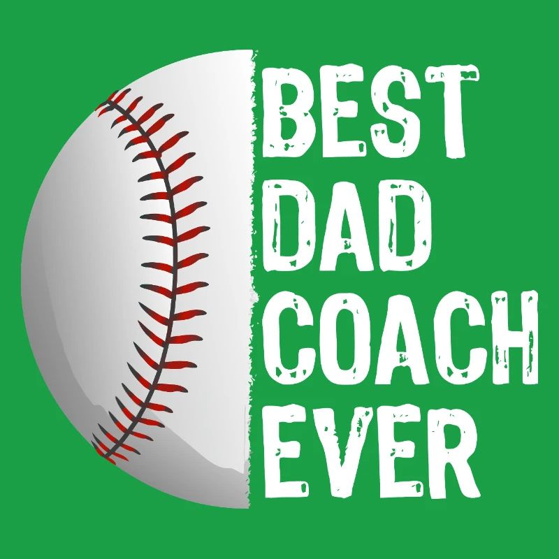 Bester Vater-Trainer aller Zeiten Baseball-Tee