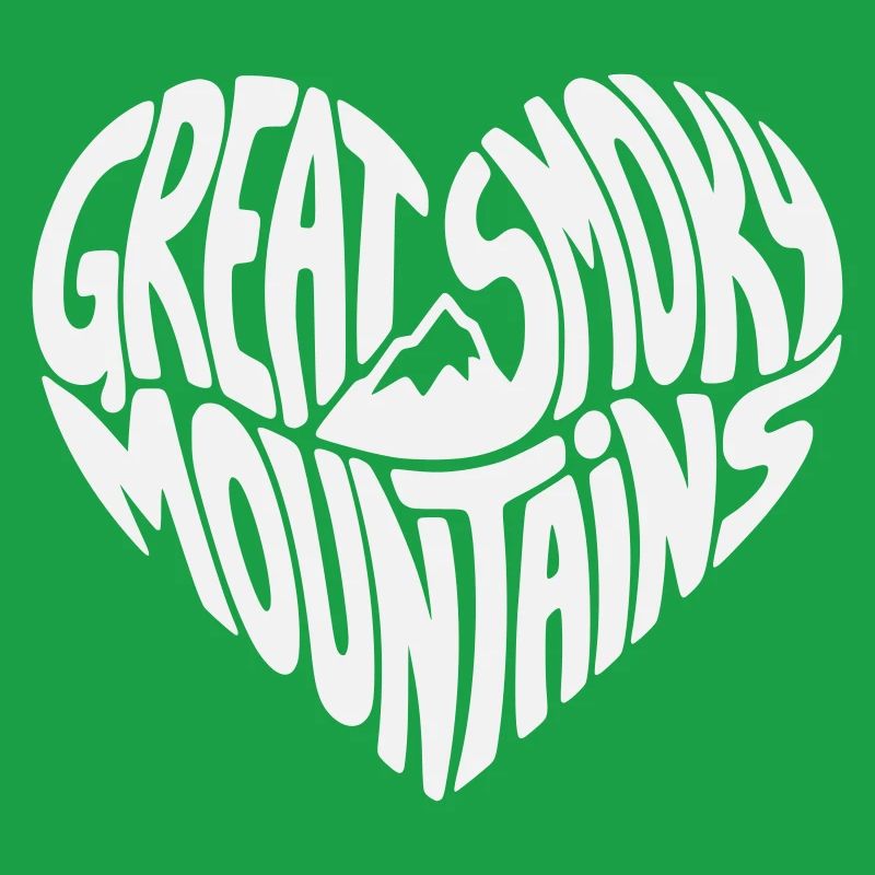 Great Smoky Mountains Herzdesign