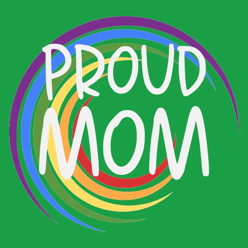 Proud Mom Rainbow