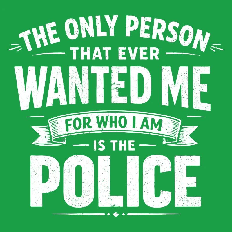 Humor. Die Polizei will mich so, wie ich bin.