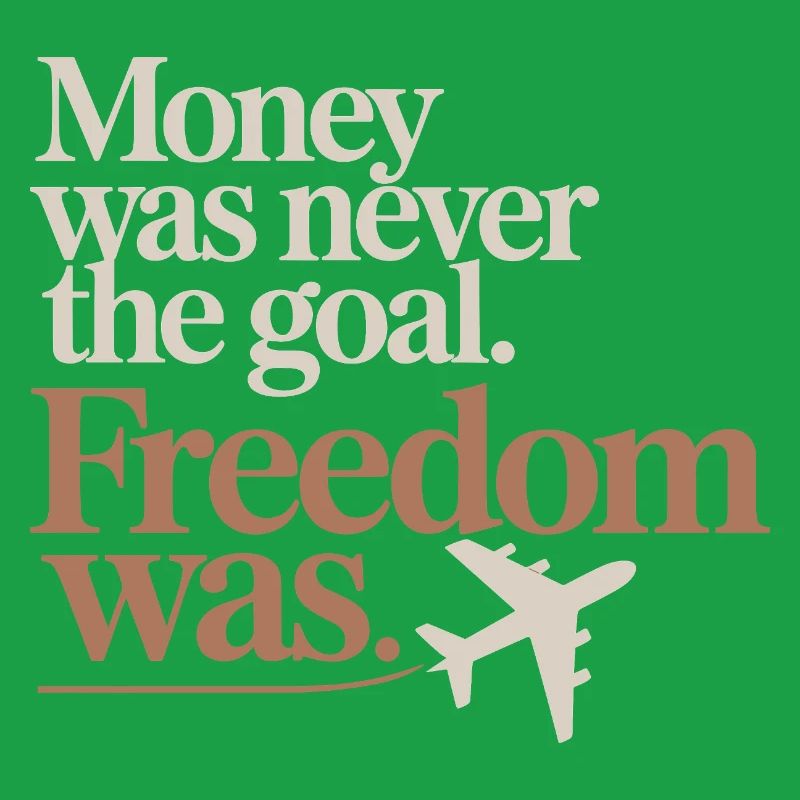 Objectif financier Esprit de liberté Entrepreneur Liberté