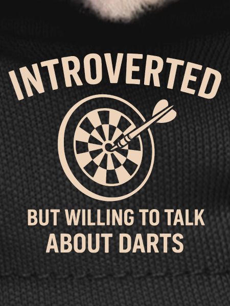 Darts Introvert Saying Shirt
