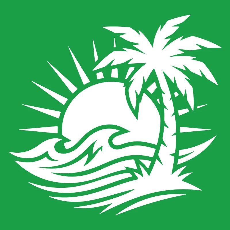 Palm Tree Beach Ocean