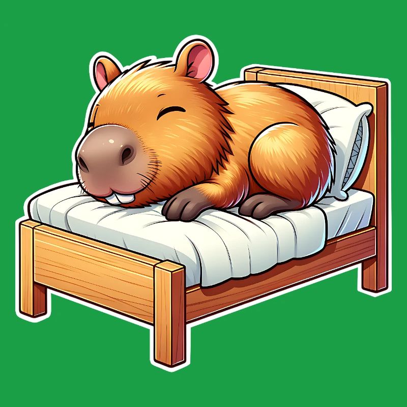 Capybara Sleeping
