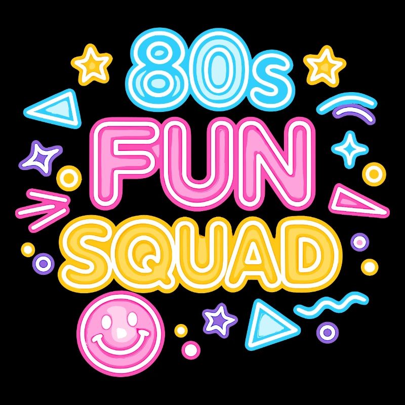 80er Fun Squad Neon Glow