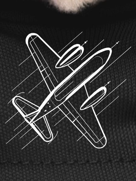 Airplane Line Art