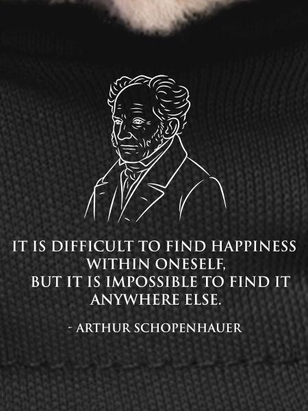 Happiness Within Schopenhauer Portrait