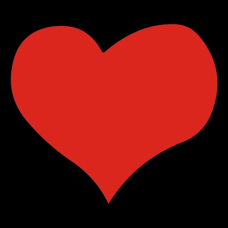 Heart I: One Color Tee Design