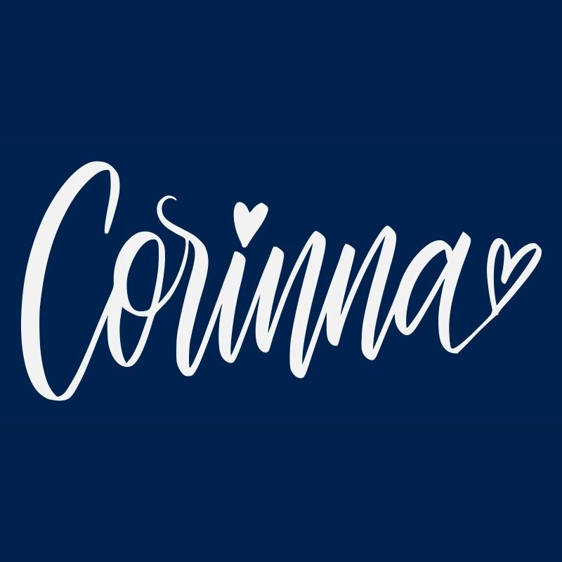 Corinna Écriture manuscrite avec cœur