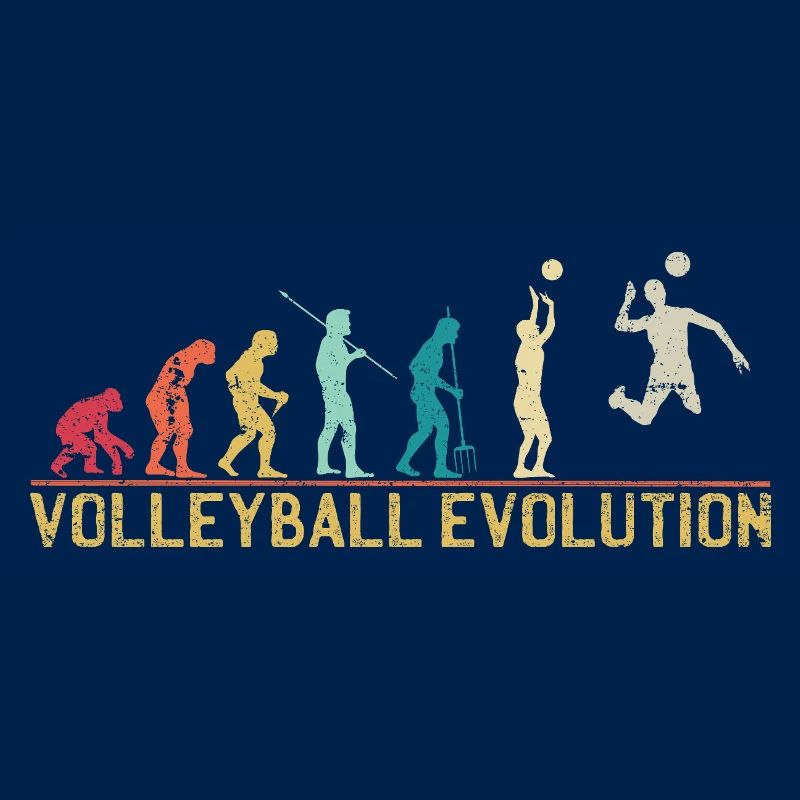 T-shirt graphique Volleyball Evolution