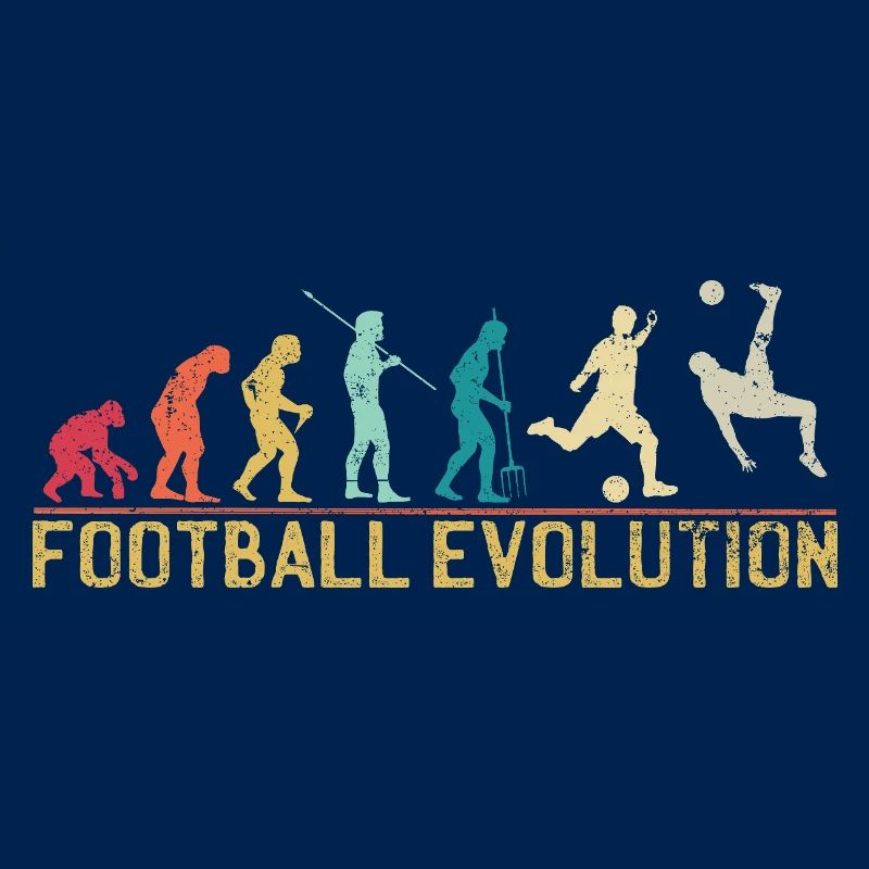 Design der Fußball-Evolution