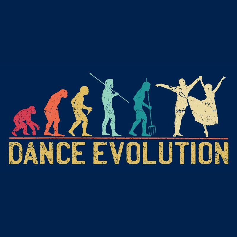 Dance Evolution Silhouette Design