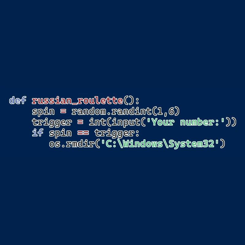 Python Russian Roulette