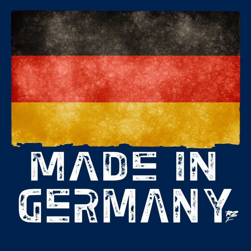 Made in Germany Flagge – Distressed Style