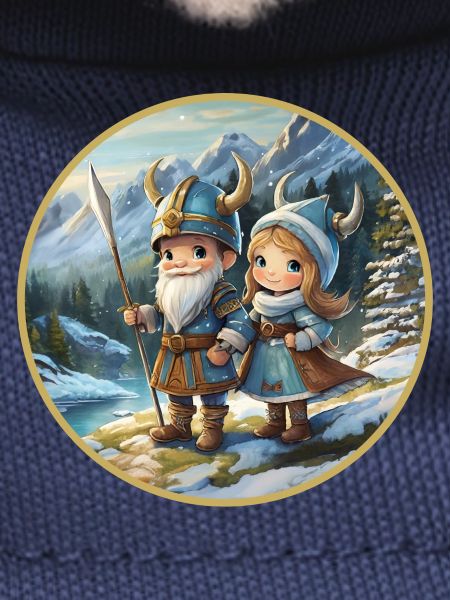 Wikingerjunge und -mädchen