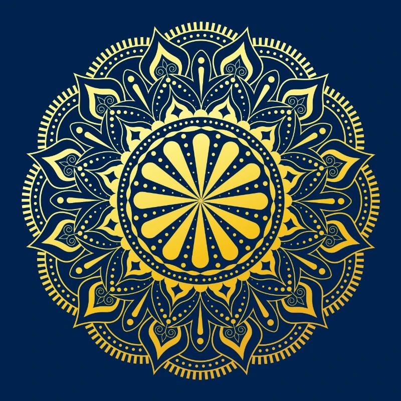 Mandala doré