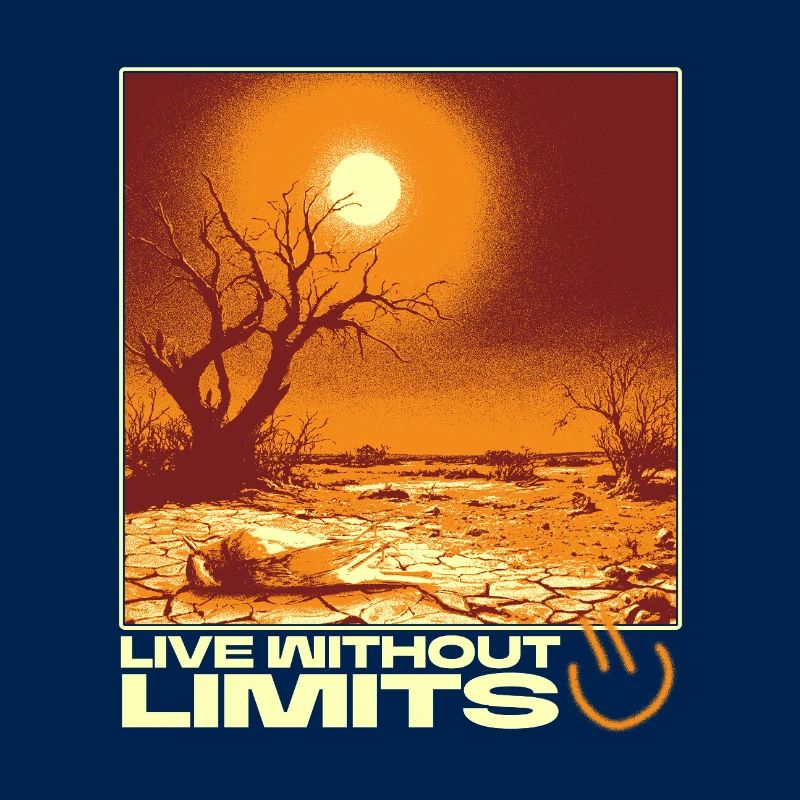 Live Without Limits – Surreal Desert Scene