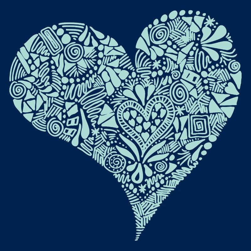 Herz - Valentinstag - Geschenk - Retro