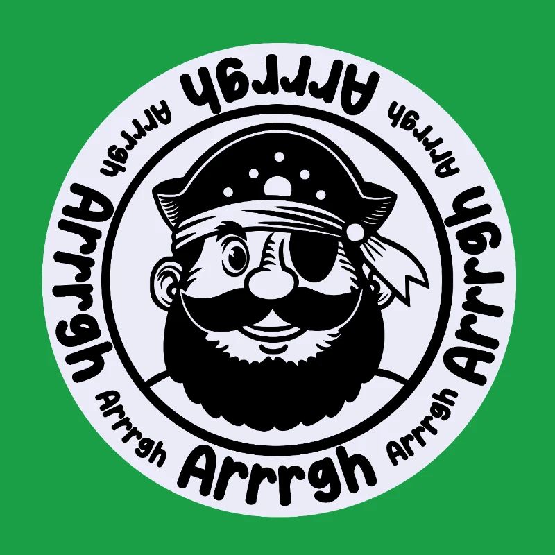 Drôle de pirate avec cache-œil