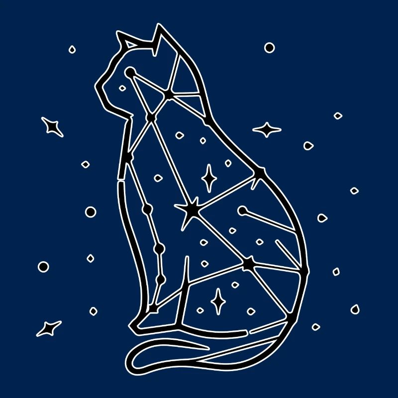 Dessin au trait de chat