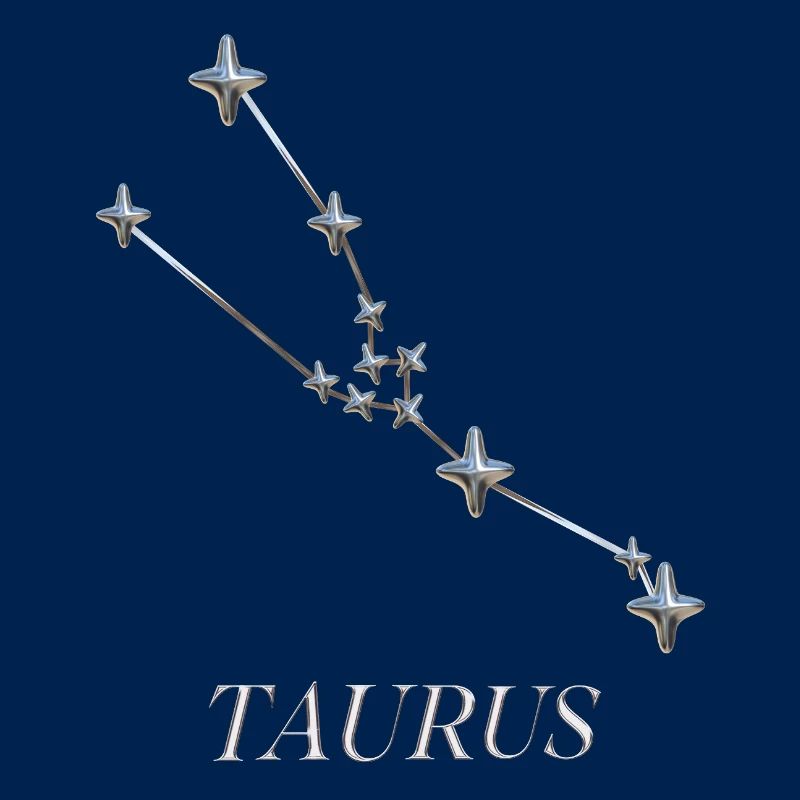 Taurus Constellation – Minimalist Silver Constellation