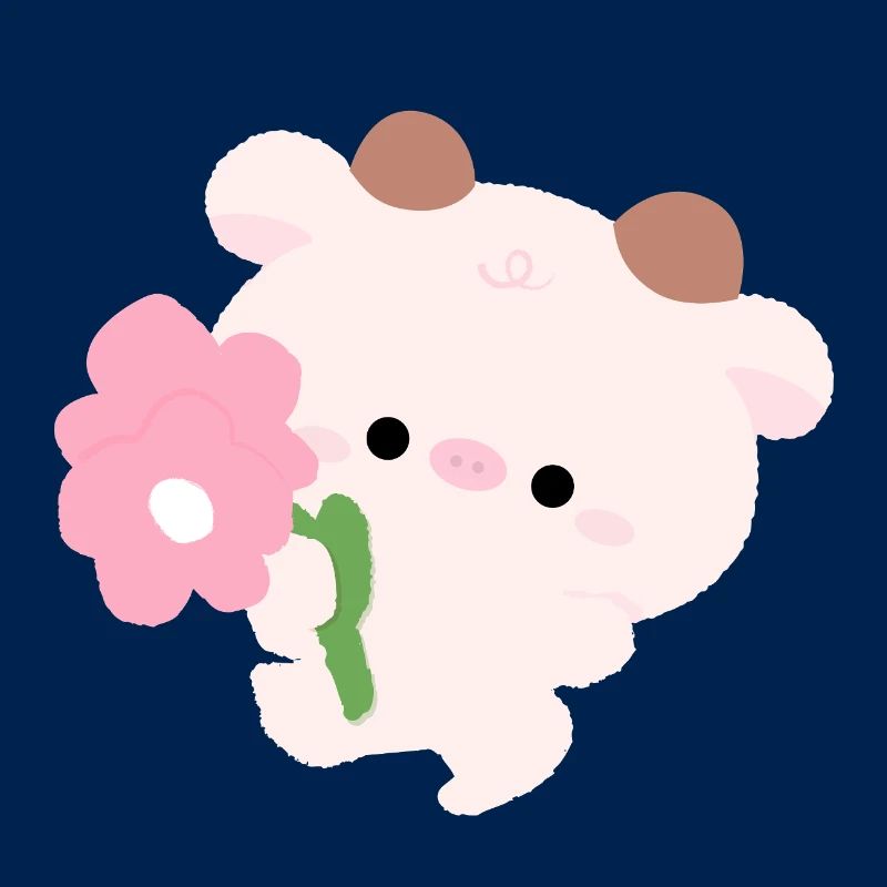 Vache romantique