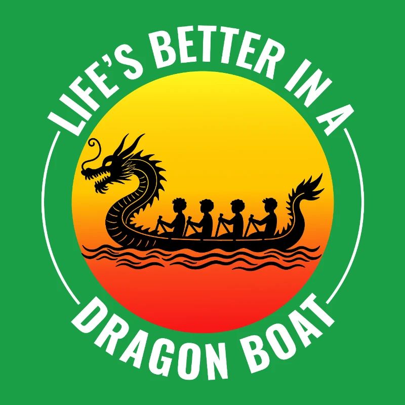 Équipage de course de bateaux-dragons