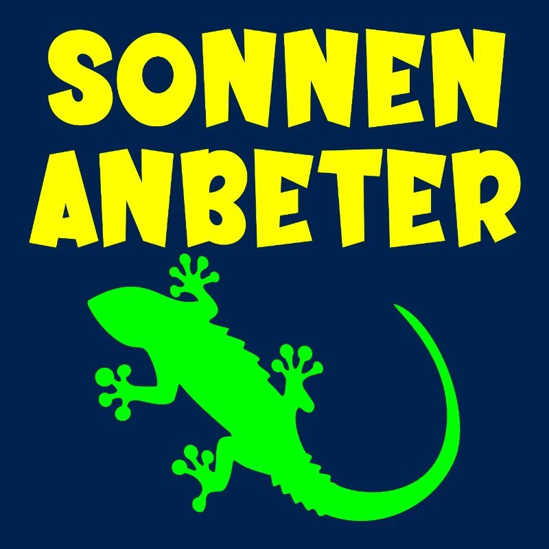 Sonnenanbeter Eidechse - Sommer Sonne